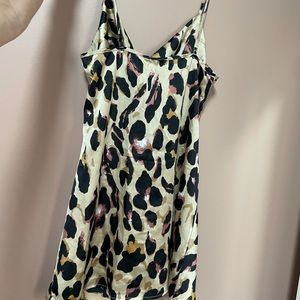 Brand new leopard mini dress